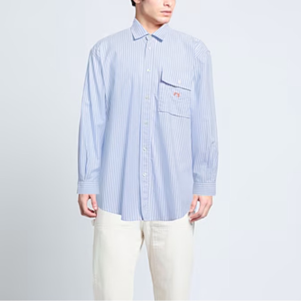 President’s‎ Striped Button Down Short